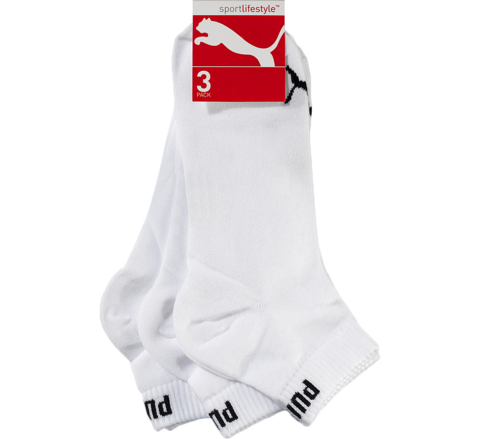 Puma 3er Pack Quarter Socken Herren 43-46 in weiß von Puma im Online Shop kaufen
